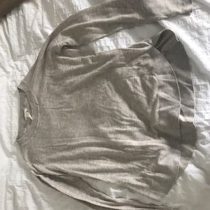 Beige/ gray light sweater